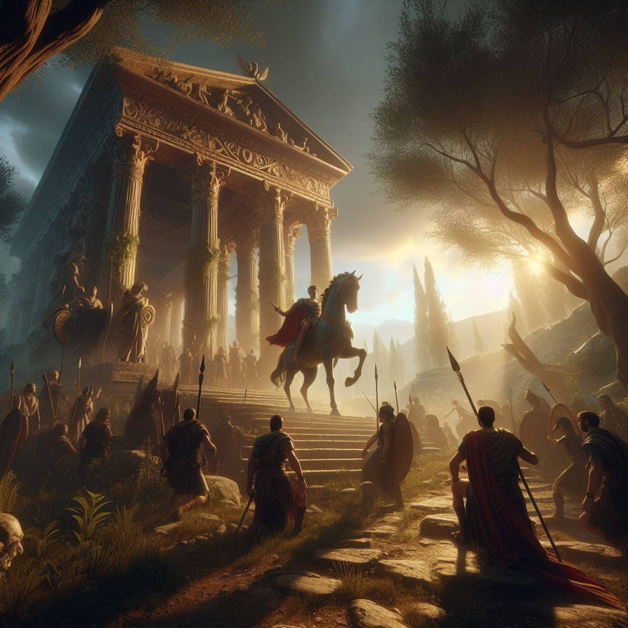 Roman Commader Roman Commander Boosting Morale by mbiedebby on DeviantArt