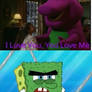 Abrasive SpongeBob Hates Barney