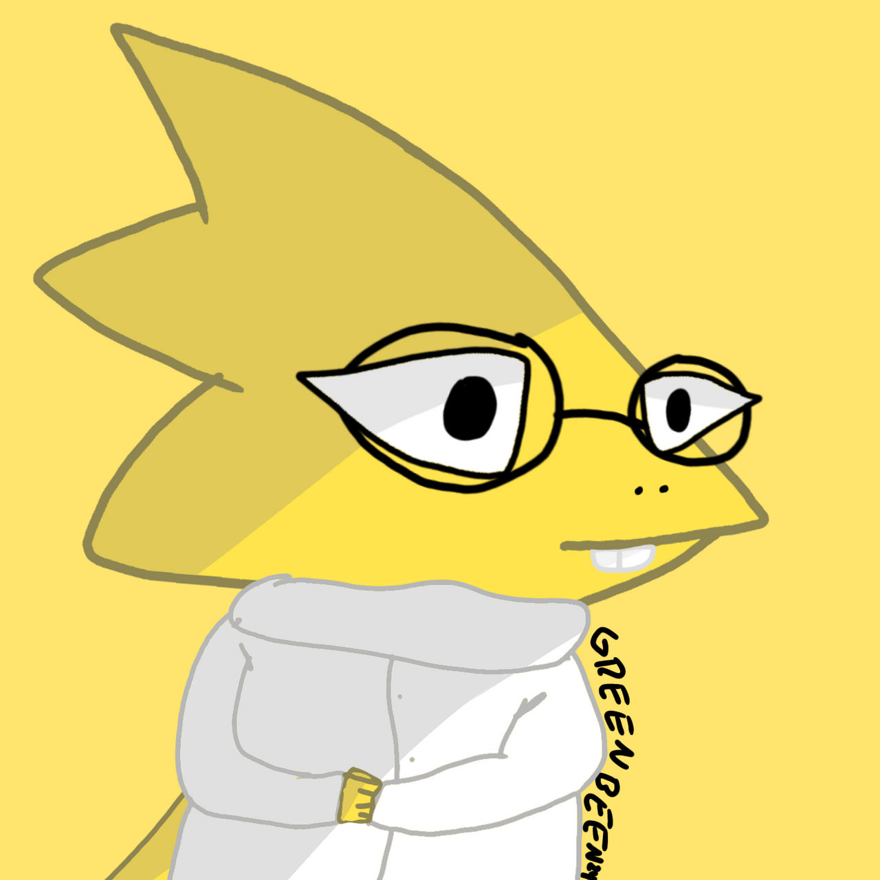 Alphys by GREENBEEN24 on DeviantArt