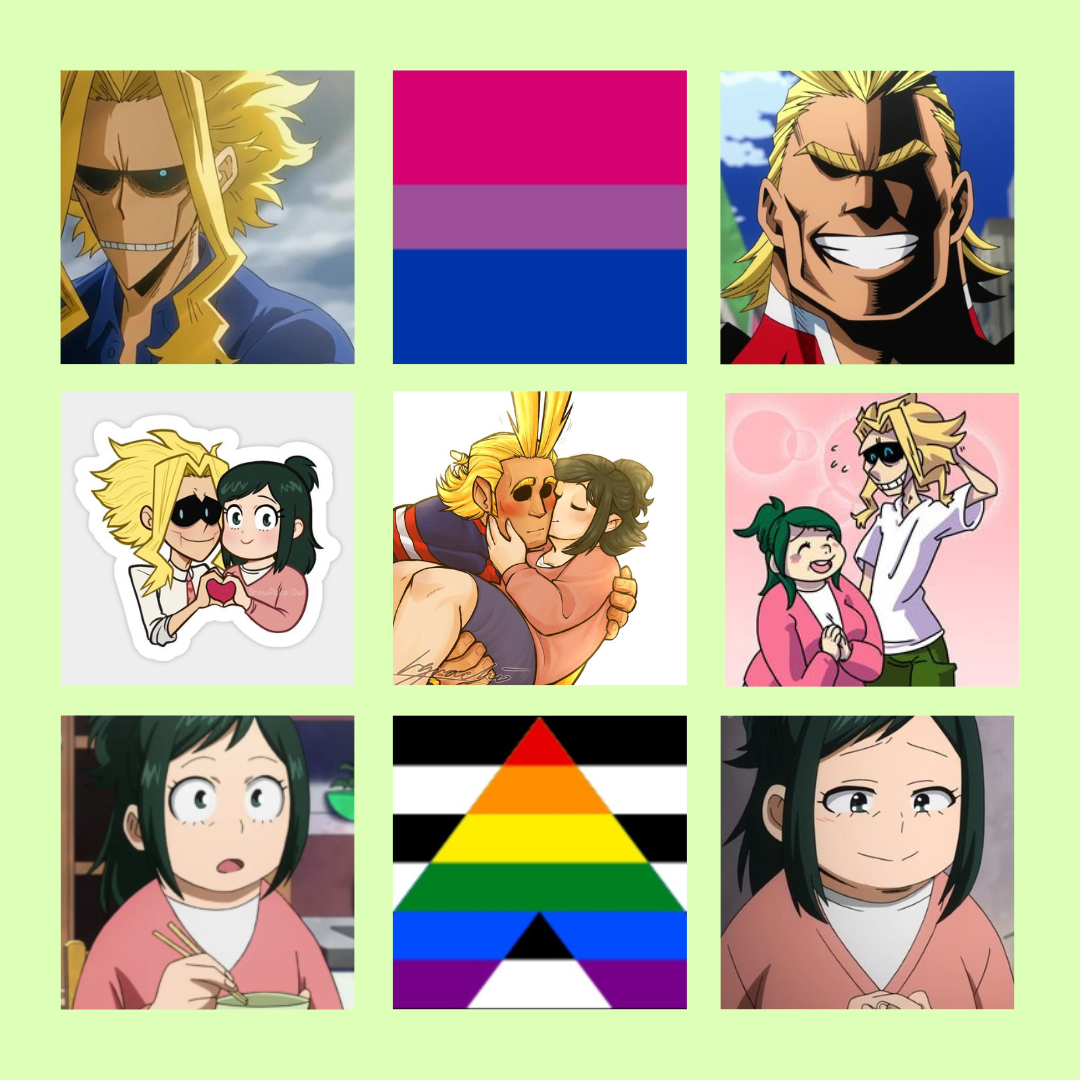 All Might x Inko moodboard by GREENBEEN24 on DeviantArt