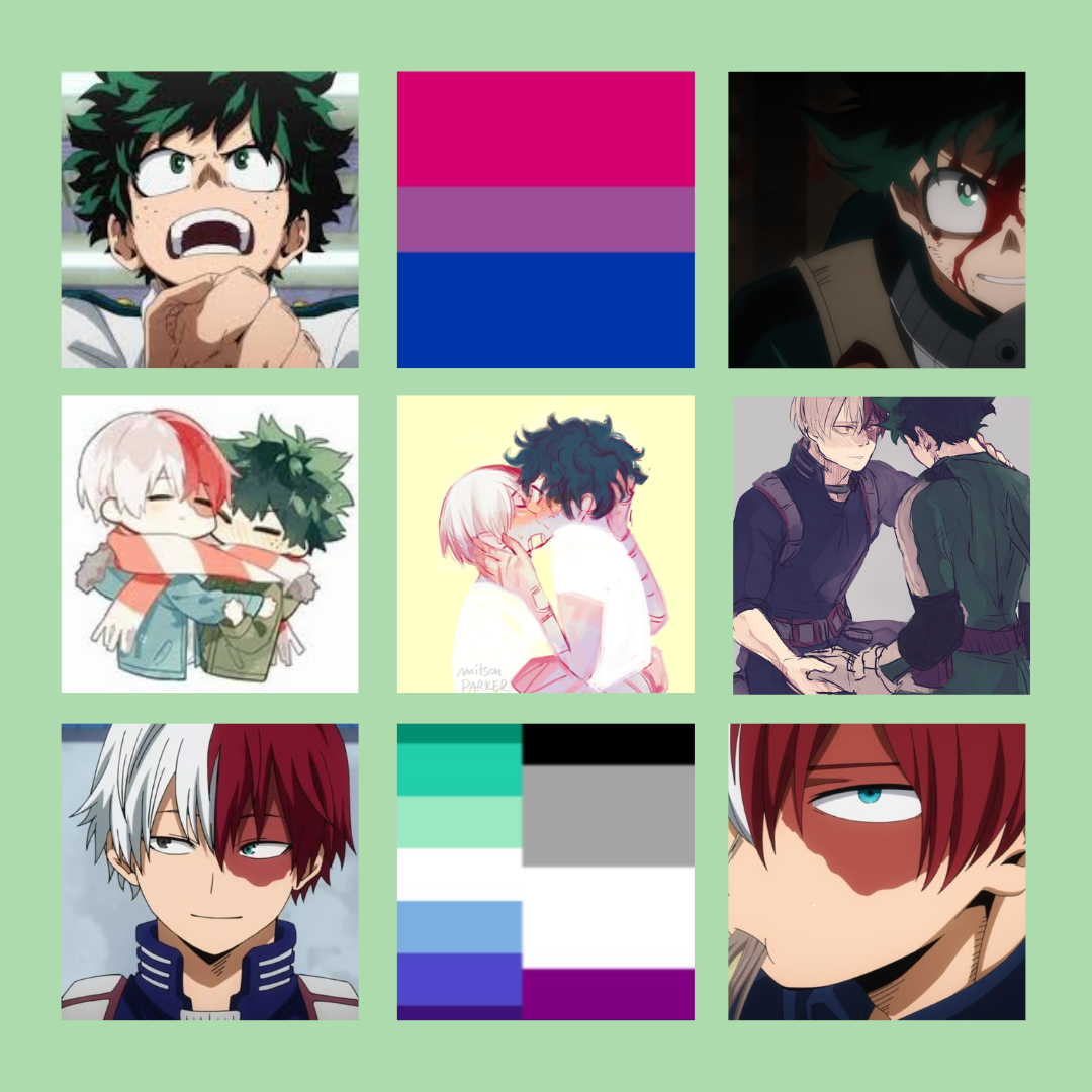 Image result for deco and todoroki my hero academia