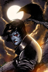 The Crow: Ghost of Sorrow Inked and colored by Ace-Continuado