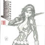 Avengers Sketch Cover: Black Widow