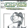 Harley Quinn on Swamp Thing Blank Cover