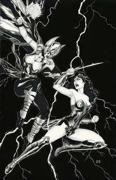 Thor vs Wonder Woman