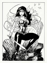 Wonder Woman inks