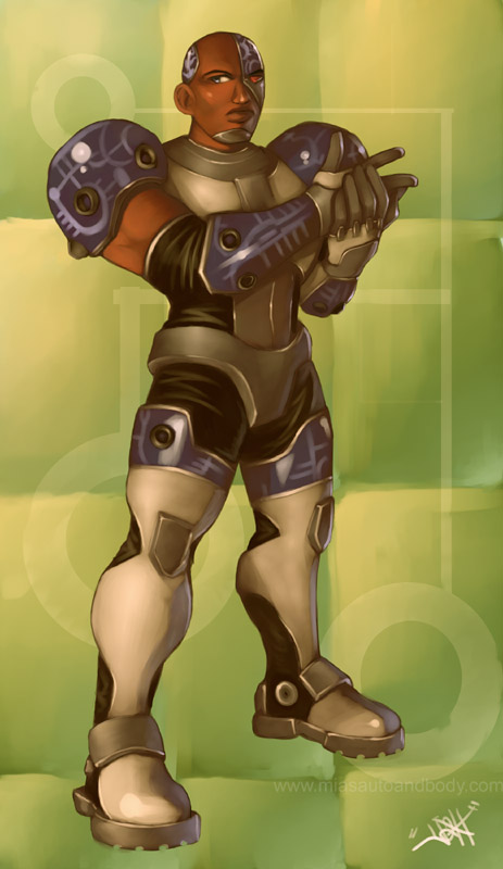 Cyborg-final by DanHowardArt on DeviantArt