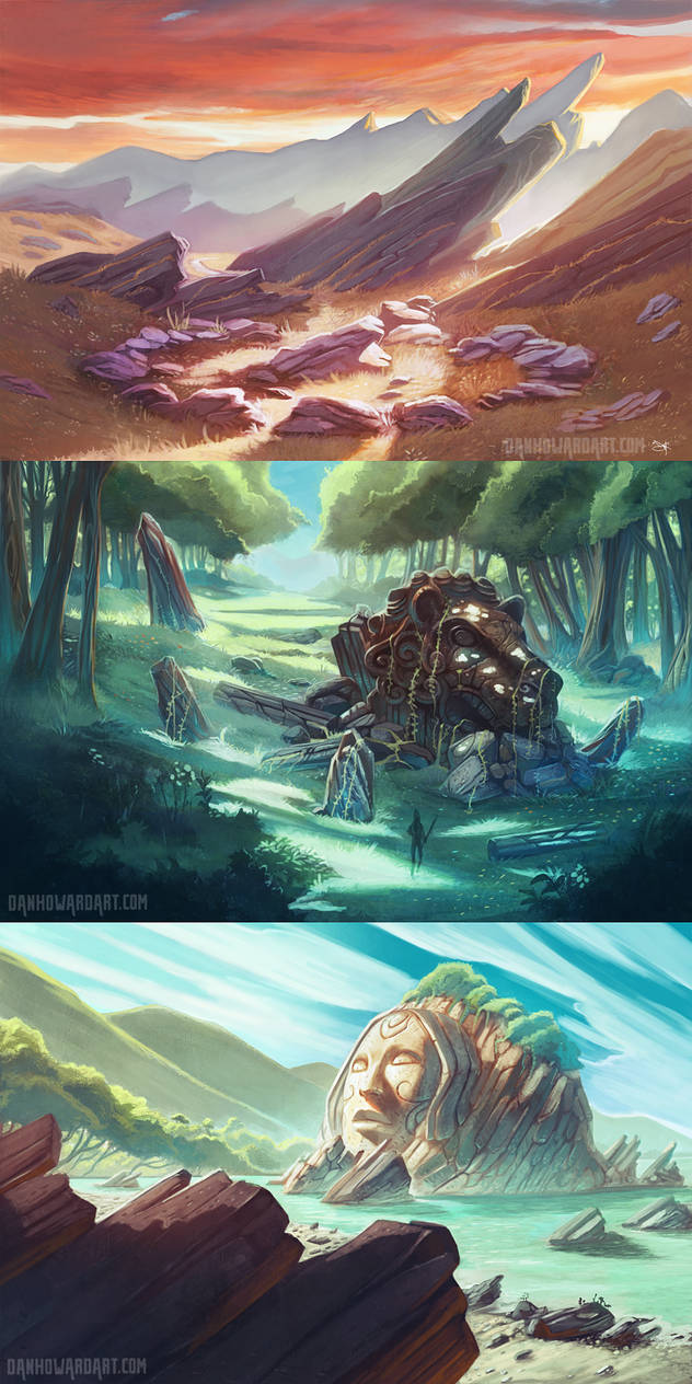 Luminous Backgrounds by DanHowardArt