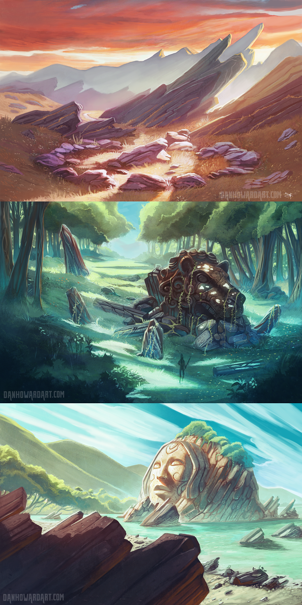 Luminous Backgrounds by DanHowardArt