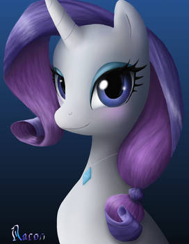 Rarity's portrait