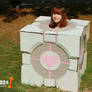 Companion Cube Cosplay 2