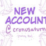 NEW ACCOUNT @cronusaturn