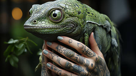 Lizard Love - Imaginary Creatures Collection.