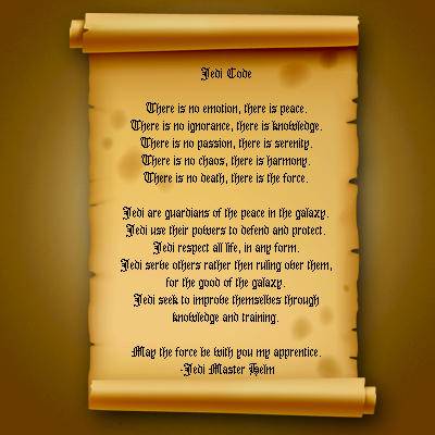 The code of the Jedi by DARTHHELMET-1010 on DeviantArt