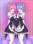 FA Rem and Ram by YuuiSama