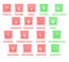 Ailments and Buffs - Icons