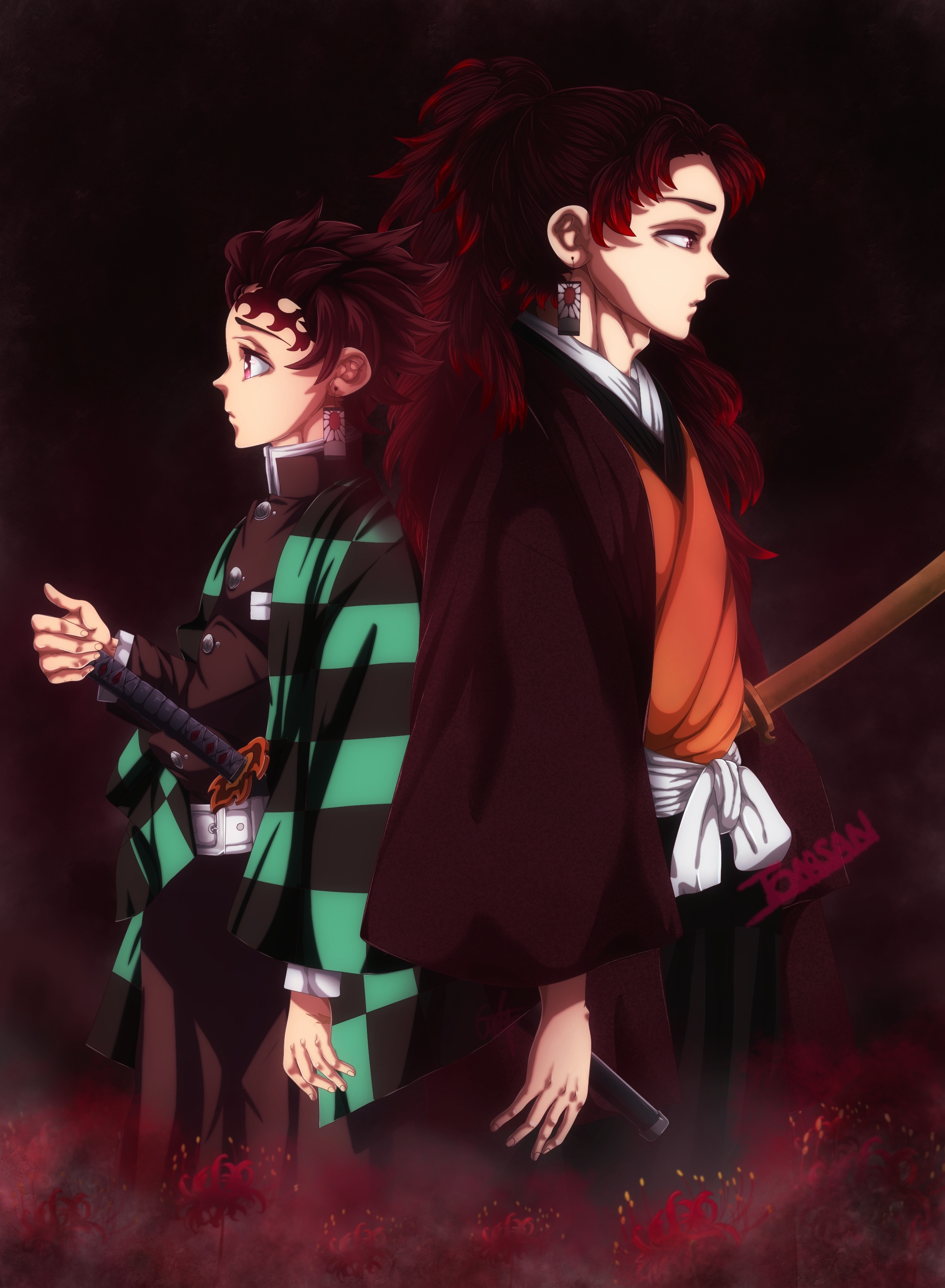 Tanjirou and Yoriichi by JonasanJosta on DeviantArt