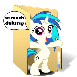 Windows Folder Icon Filly Dj Pon3 So Much Dubstep 