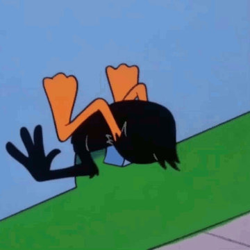Daffy Duck Head Stuck GIF 2 by Veryhotchips on DeviantArt