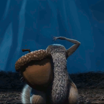 Scrat Head Stuck GIF