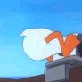 Donald Duck Stuck Headfirst GIF 3