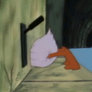 Donald Duck Stuck Headfirst GIF 4