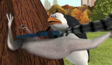 King Julien Head Stuck GIF 2