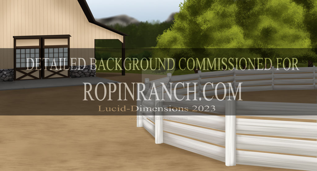 COMM| Ropin Ranch | Outside Barn and Roundyard by Lucid-Dimensions on ...