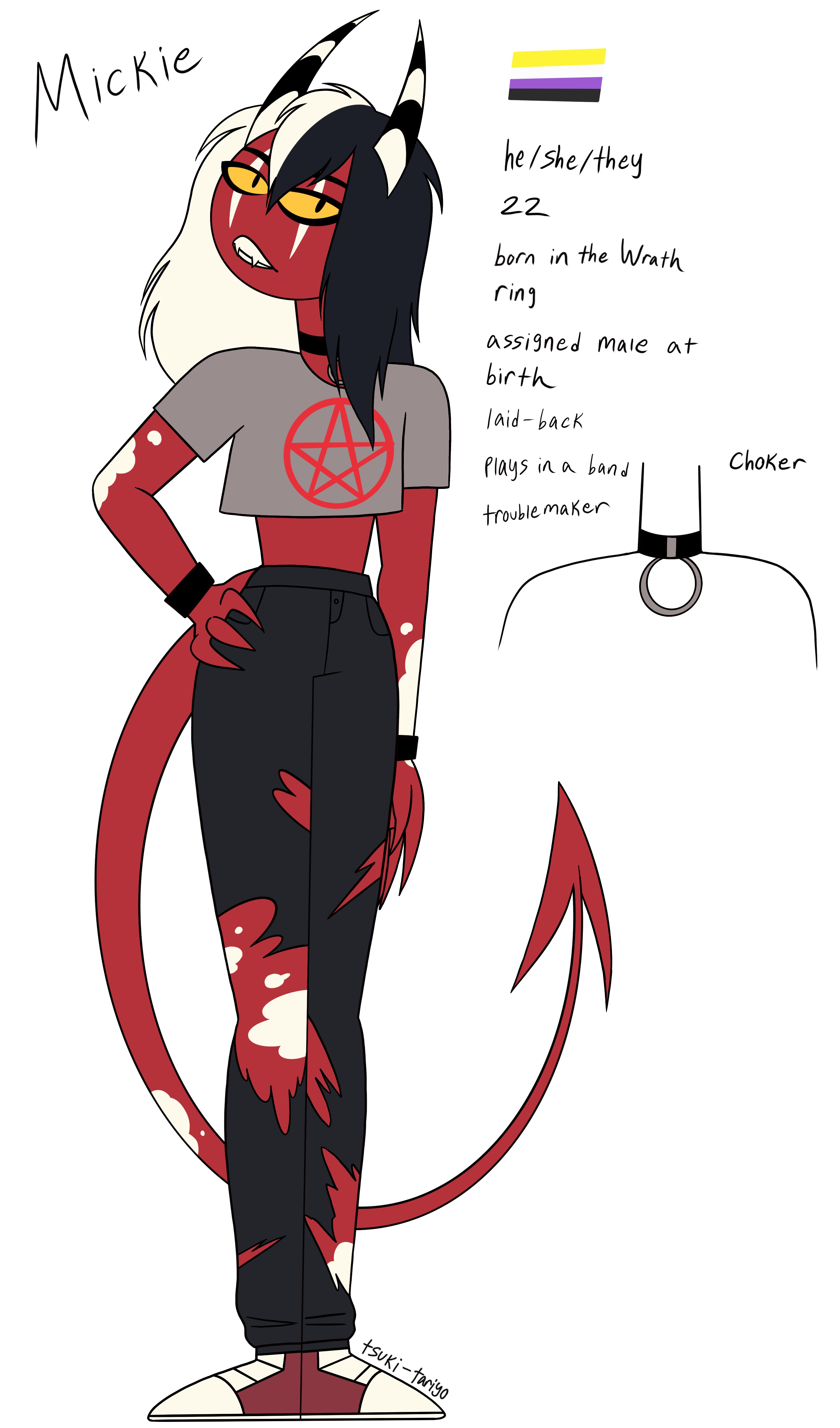 Mickie (Helluva Boss OC) by LooneyMoonMermaid on DeviantArt