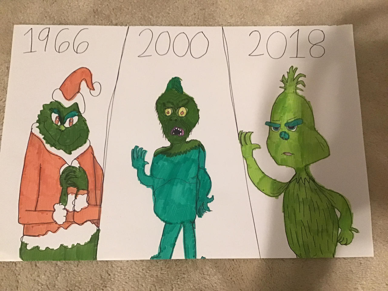 Evolution Of The Grinch 1966 2018 By Ralsei6644 On Deviantart Evolution Of The Grinch 1966 2018 By Ralsei6644 On Deviantart