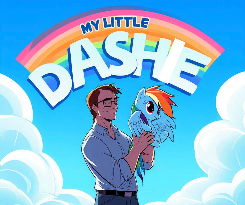 Dashie My Little Dashie (Ai Generated Poster) by Ralsei6644 on DeviantArt