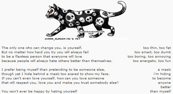 Random poem by Charmmurdering on DeviantArt