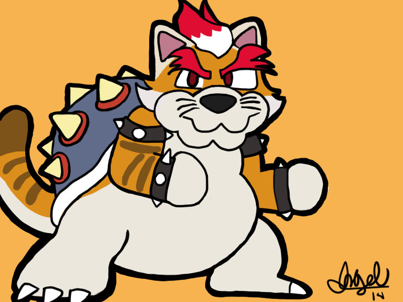 Draw Meowser Meowser by Ang3lBurrito on DeviantArt