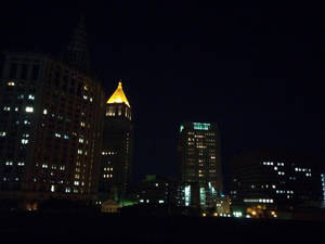 new york skyline at night