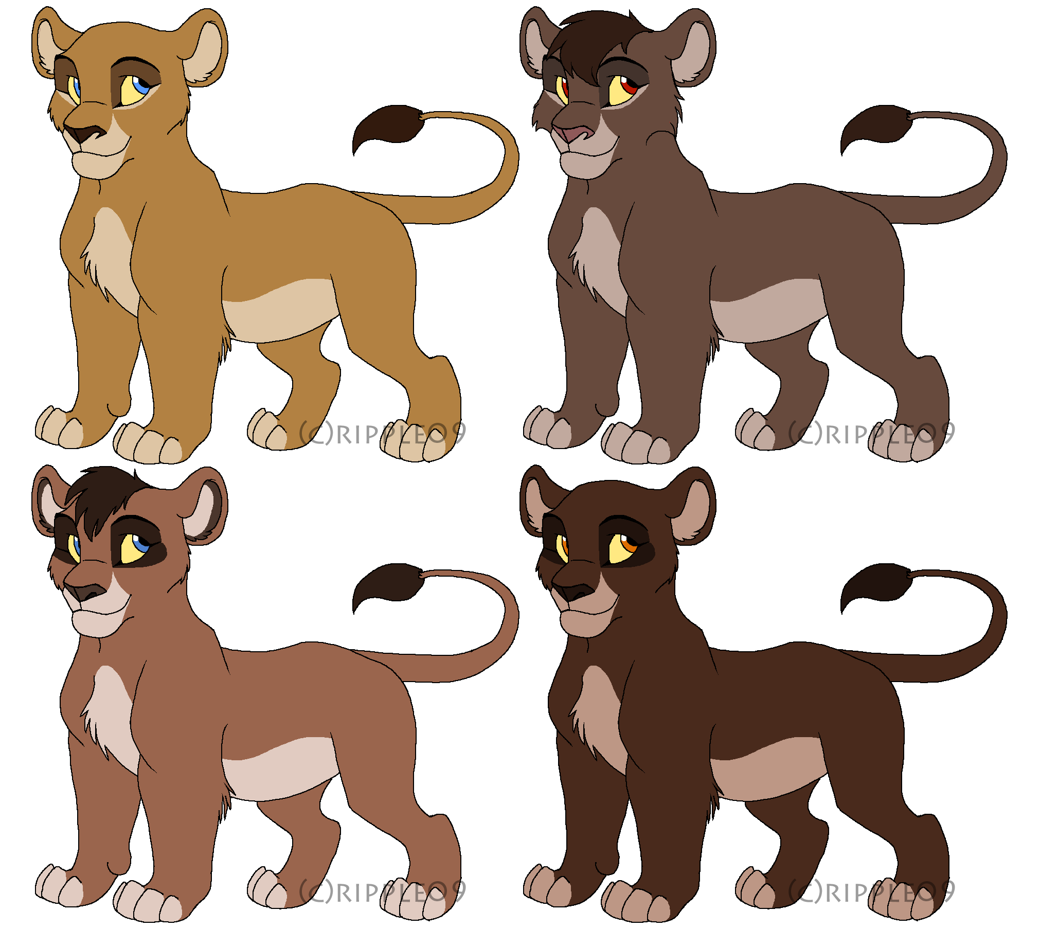 Lion Cub Adoptables -closed- by ripple09 on DeviantArt