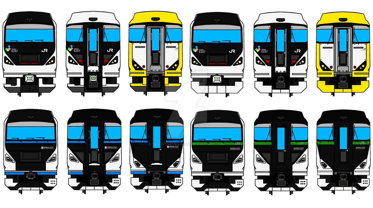 Jr E265 JR East E257 Series Collection by BarryTheTrainFan on DeviantArt