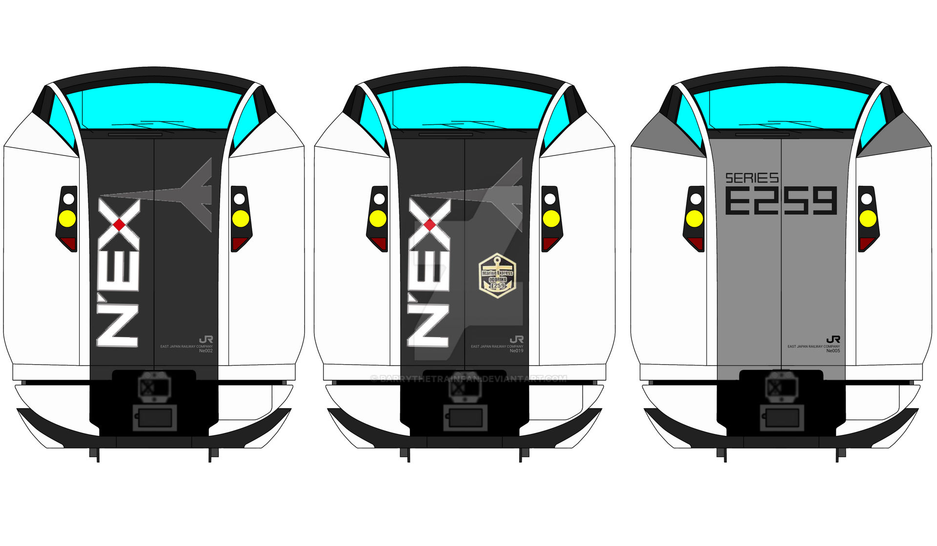 Jr E265 JR E259 Series (Redesign) by BarryTheTrainFan on DeviantArt
