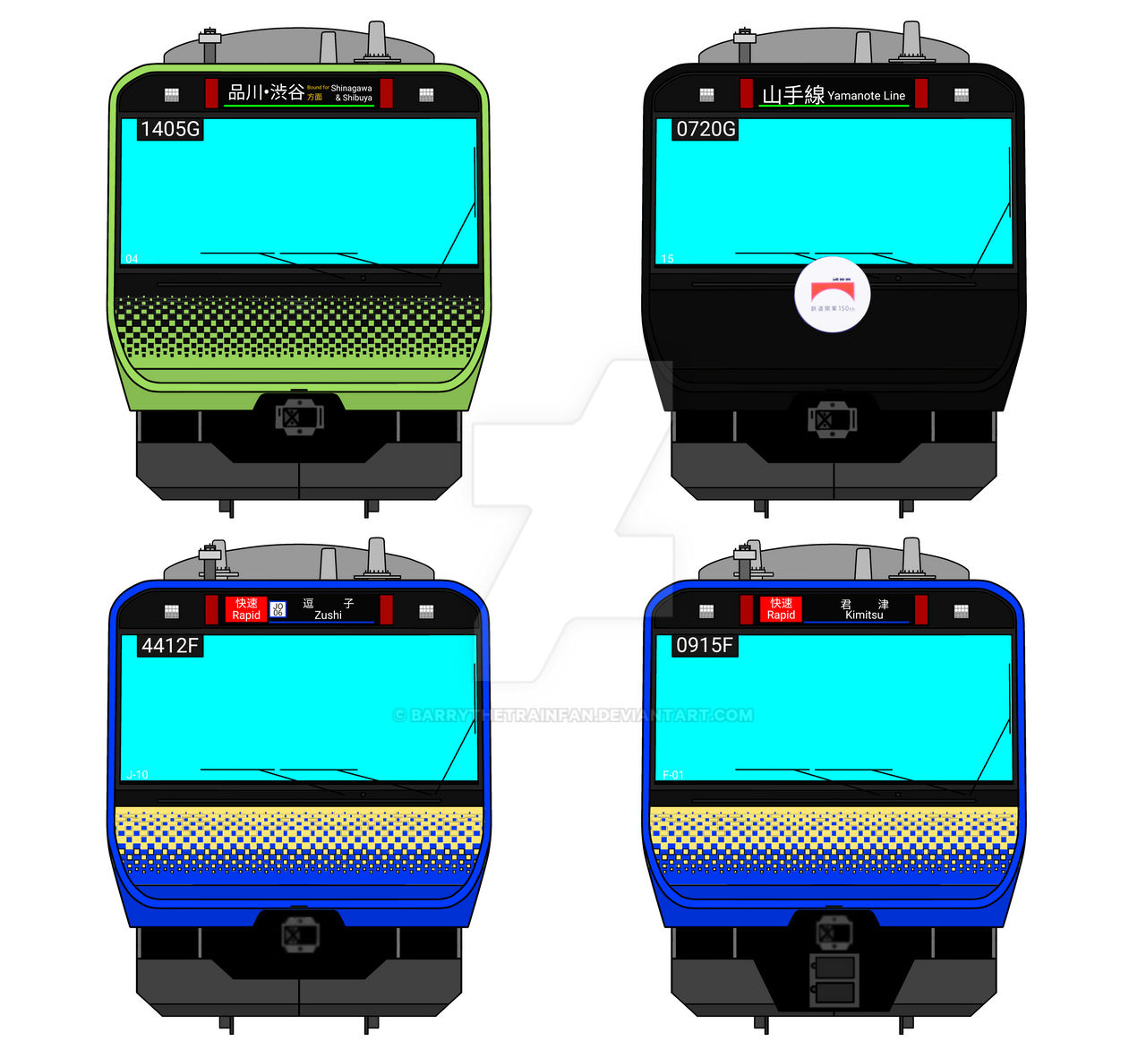 Jr E265 JR E235 Series (Updated) by BarryTheTrainFan on DeviantArt