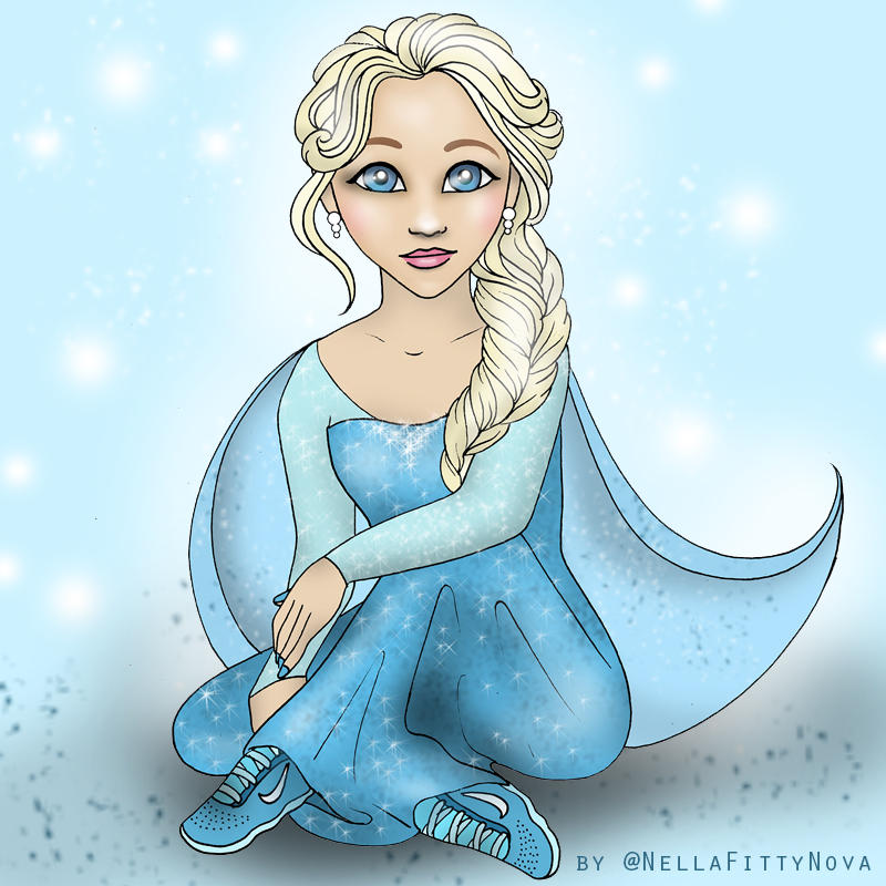 Sporty Elsa by nellanova on DeviantArt