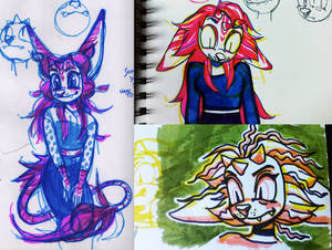 Some Marker Drawings