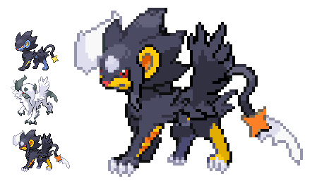 Pixilart - Shiny Mega Lucario by FlameSlayers