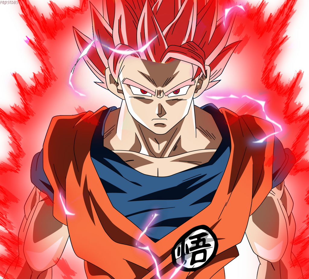 Goku SSJ Red by FrostDBS on DeviantArt