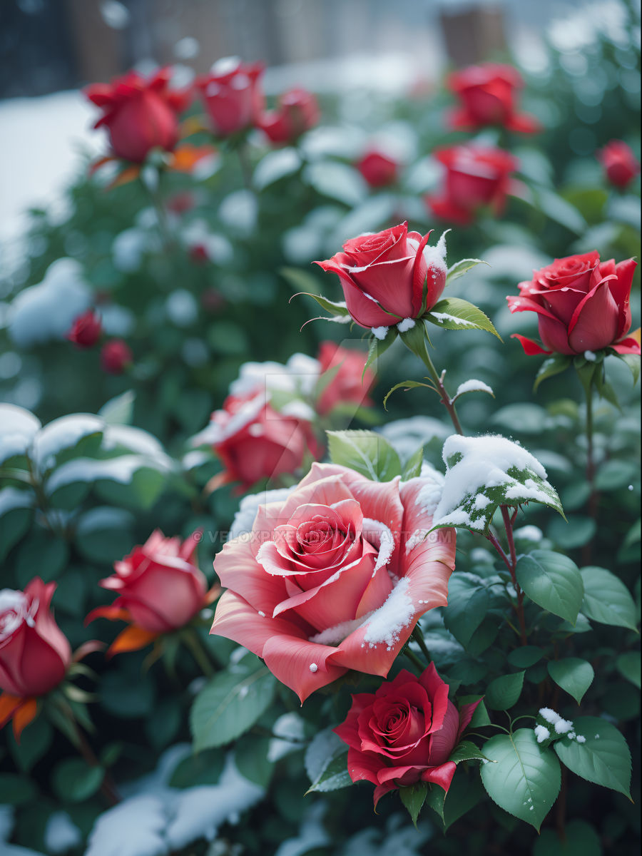 Beautiful Rose Flower By Veloxpixel On