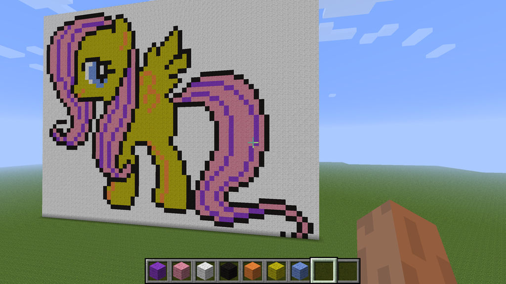 Fluttershy Pixel Art by RockinAnime on DeviantArt