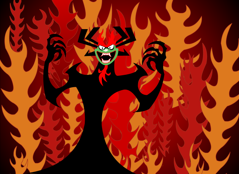 Aku drawn in Flash