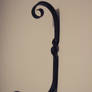 Hand Forged Iron Coat Hanger