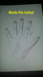 I drew a hand :P