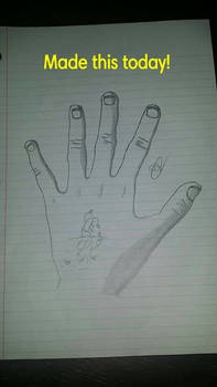 I drew a hand :P