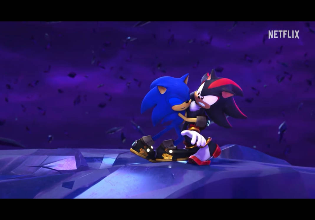 Sonic hugging shadow by GMax20189 on DeviantArt
