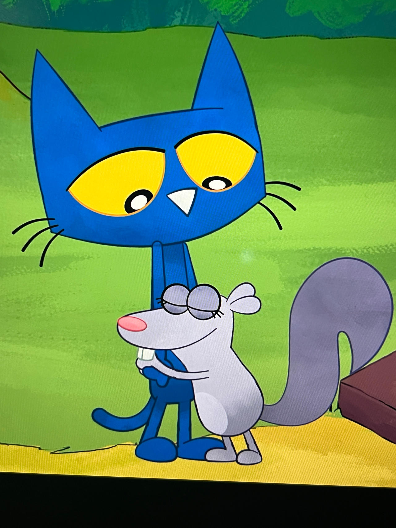 Sally hugging Pete in a surprise way by GMax20189 on DeviantArt